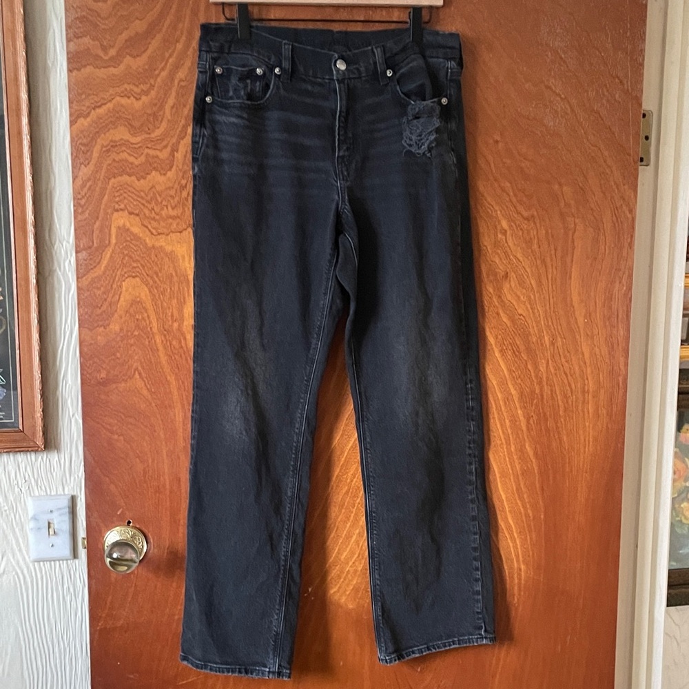 American Eagle curvy straight jeans